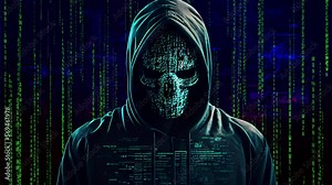 Hacker. Data Protection Security. Future of Digital Data Security. Cybersecurity