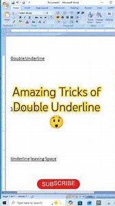 Amazing Tricks of Underline😲#computer #shorts #trading