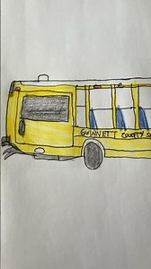 Drawing walk around of bus 3741 a 2022 Thomas C2 handicap ♿️ with Detroit DD5 engine￼