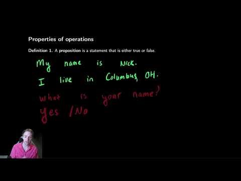 Propositional Logic 1 - Introduction