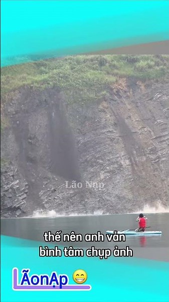 Anh thợ chụp ảnh núi lở 😅 #laonap
