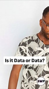 Pierre on Instagram: "“Data” or “Data”? 🤔 (pronunciation matters) In English, there are two correct ways to pronounce data, and both are widely used. 🇬🇧 British English → /ˈdeɪ.tə/ → “DAY-ta” 🇺🇸 American English → /ˈdæ.tə/ → “DA-ta” Both are correct — the choice often depends on accent, context, or company culture. In tech or business environments, you’ll hear both. Some prefer DAY-ta because it sounds “cleaner” or more formal, while DA-ta sounds more casual or American. So don’t stress — w