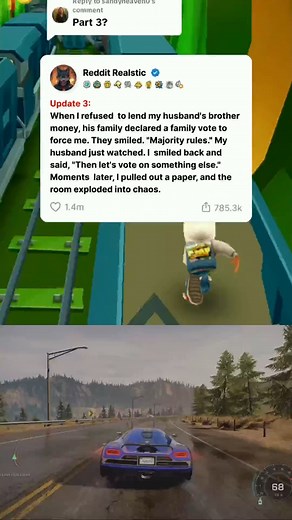 2.7K views · 24 reactions | Update 3 When I refused to lend my husband's brother money, his family declared a family vote to force me. They smiled. Majority rules. My husband just watc #foryou #fyp #reels #viral #redditstorytime #redditposts #storytime #redditstories #reddit #askreddit #redditparanormal #nosleep #text #askreddit #redditreadings #paranormal #nosleep | Fuzee Funny | Facebook