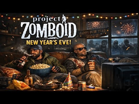 Cozy New Year’s Eve in Project Zomboid | Chill Comfort Gameplay