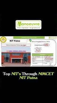 NIT Patna MCA Complete Review! 🎓 Fees, Seats, & Placements #shorts