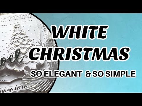 WHITE CHRISTMAS!! SO ELEGANT & SIMPLE!