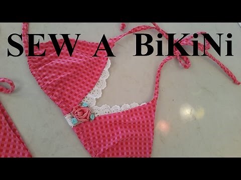 how to sew a string bikini