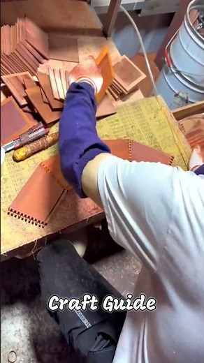 The process of making a wooden box by hand