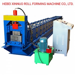 [Hot Item] Rain Water Steel Spout Machines Roll Forming Omega Channel Metal Round and Rectangle Seamless Gutter Downpipe Making Machine