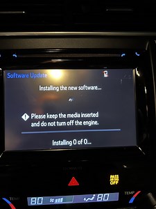 Installed New Maps MicroSD, Got Entune Update.  Not sure...