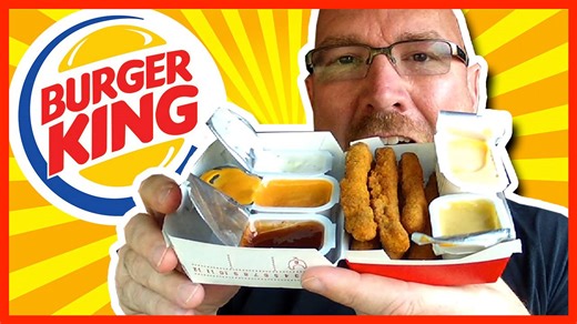 Burger King chicken fries plus 6 sauces review and drive-thru experience