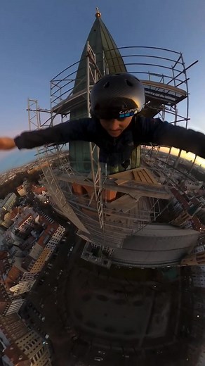 Terrifying Base Jump Mishap | Scary Jump Video