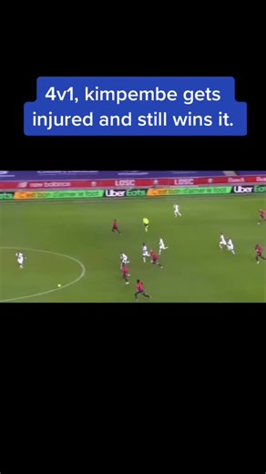 Kimpembe Defends with Injury in 4v1 Situation