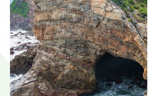 经典海蚀崖图解