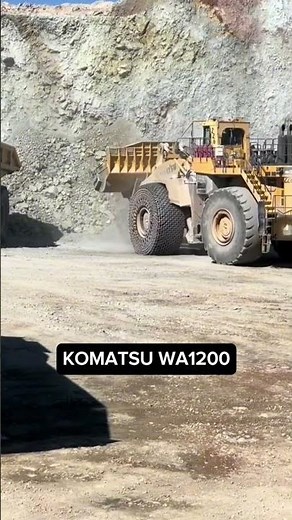 WA1200 wheel loader is very reliable #loader #dumptruck