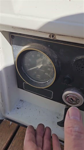 Volvo Penta 2002 marine diesel - removing engine control panel - Beneteau First 305 @chrisflynn2800