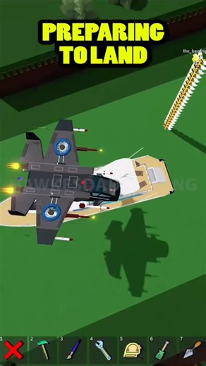 Roblox Build a Boat for Treasure VTOL Jet lands on Realistic Yacht! #roblox #babft