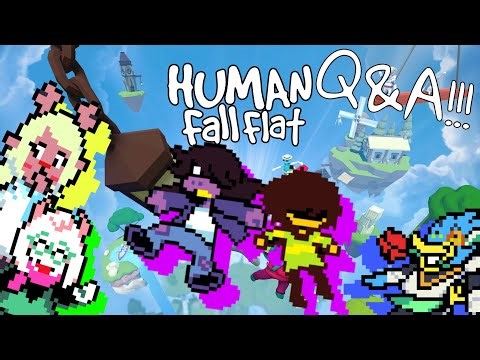 Kris and Susie in Human Fall Flat | Q&A + BTS | Human Fall Flat X Deltarune