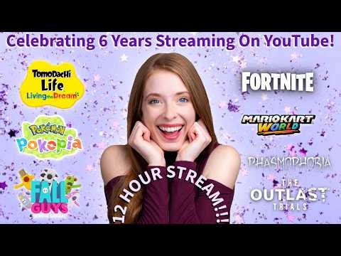 🔴 IT'S MY 6 YEAR STREAM-VERSARY!!!