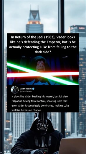 Was Vader Protecting Luke Here? #starwars