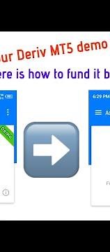 How to top up funds on Deriv MT5 demo account
