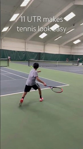 11 UTR makes tennis look easy