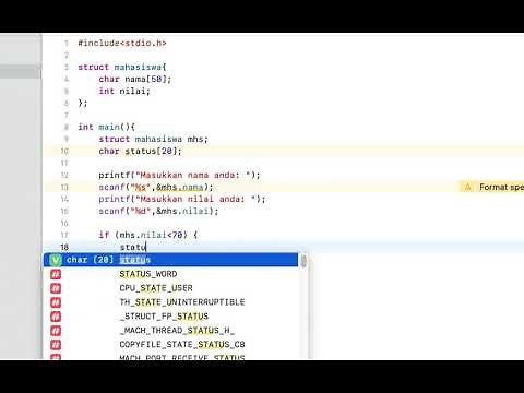 Dasar Tipe Data Struct - Bahasa Pemrograman C
