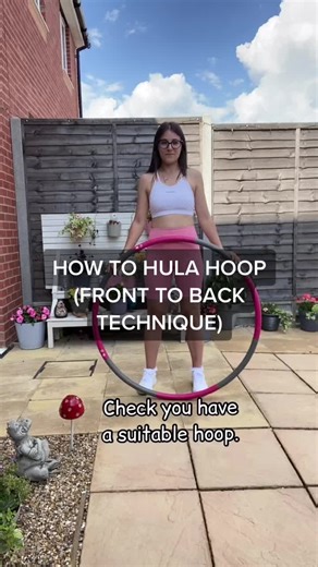 Hula Hoop Fitness Dance Tutorial: Front to Back Technique