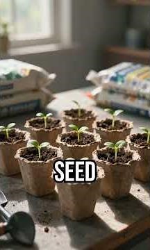 🌱 How to Start Seeds in Toilet Paper Rolls: Eco-Friendly Gardening Hack 🌱