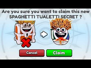 Unlocking MAX Level Spaghetti Tualetti Secret In Brainrot Evolution Roblox!