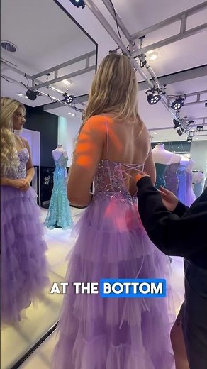 How to Lace Up a Corset Prom Dress | The Dress Shop | Tutorial #dress #PromDress