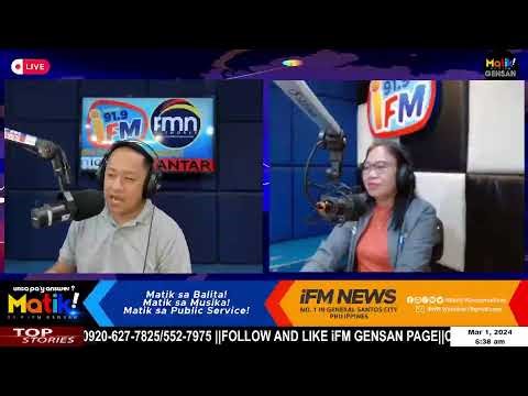 Live 91.9 iFM News Gensan