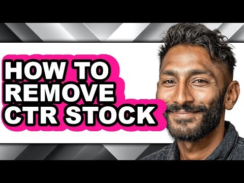 How to Remove Ctr Stock (updated)