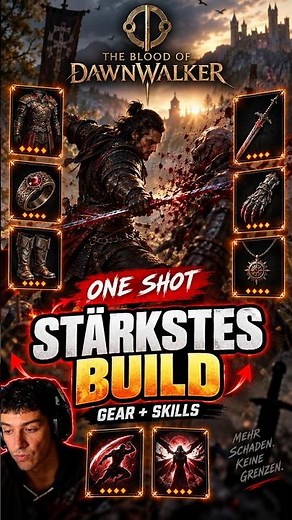 The STRONGEST ONE SHOT BUILD in The Blood of Dawnwalker Destroy everything with this BUILD