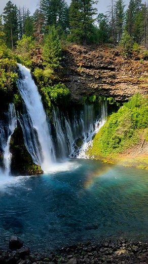 One of the most stunning waterfalls in California—Burney Falls☀️ | Lukekellytravels