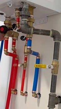 Tankless gas water heater step-by-step installing #plumbing #plumbinglife #diyplumbing #waterheater