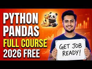 Python Pandas Full Course 2026 | Complete Data Analysis Tutorial for Beginners Free