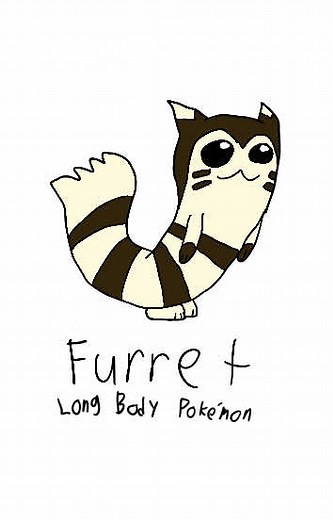 Furret Pokédex animated entry #pokedexentry