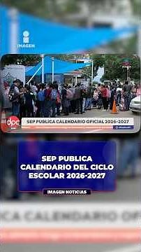 SEP releases 2026-2027 school calendar | #Shorts | De Pisa y Corre
