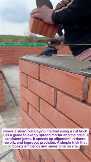 Bricklaying Hack That Cuts Work Time in Half!