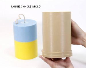 Large Pillar Candle Mold: DIY Candle Making, 3.95x5.9" - Etsy