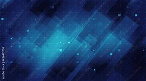 Blue Futuristic Technology Corporate Background. Digital data flow. Abstract technology big data background concept. for corporate presentations, architectural companies, financial firms