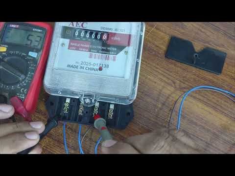 Energy Meter | sub meter Complete Wiring Connection Step by Step (Urdu/Hindi)