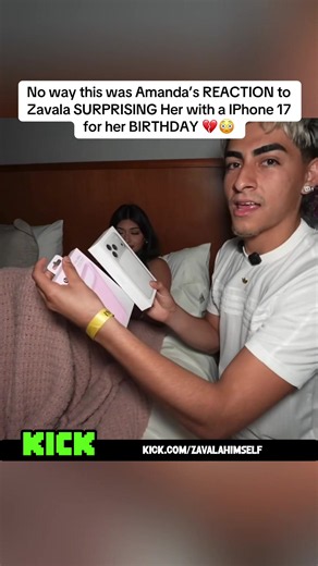 No way this was Amanda’s REACTION to Zavala SURPRISING Her with a IPhone 17 for her BIRTHDAY 💔😳#zavala #amandasolis