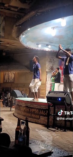 ''Eskista'' is a traditional Ethiopian dance originating from the Amhara region, known for its unique shoulder movements. The dance incorporates intricate shoulder rolls, bounces, and chest jilts. Eskista is traditionally performed to traditional Ethiopian music, but can also be adapted to modern music. 🎥 Amsal Mitike Traditional Retaurant Bahirdar City, Ethiopia 🇪🇹. . . . . . . . . . . #bahirdarcity🌴💚💛❤ #Gojjam #creatsearchinsight #fyp #ethiopia #culturaltraditions #ethiopiatravel hiopiat