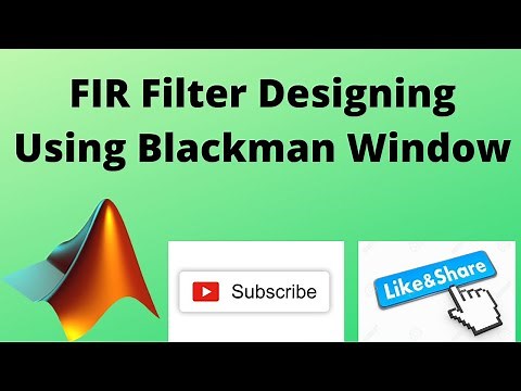 FIR filter designing using Blackman window