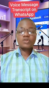 You can now covert voice message to text on WhatsApp Application, it amazing and you will love it. #WhatsApp #messaging #communication #transcribe | Adesina Sanjo Ogunrinu