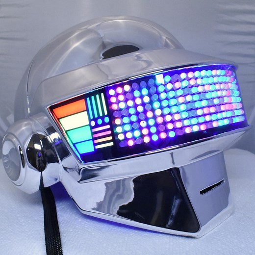 RGB Daft Punk Helmet Discovery Era - Thomas Thru-hole Matrix - Etsy