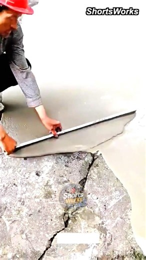 콘크리트 바닥 보수 미장 공정! #worker #construction #repair #process