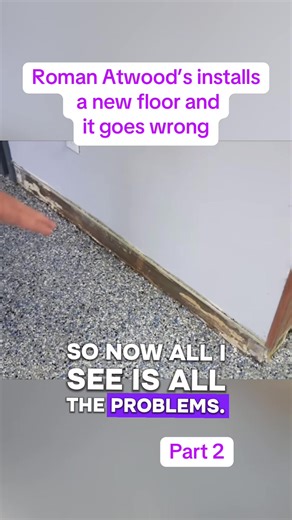 Roman Atwood’s new floor pops when you walk on it. #romanatwood #romanatwoodclips #fyp